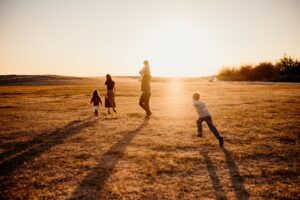 Richmond sunset Vancouver family photo session