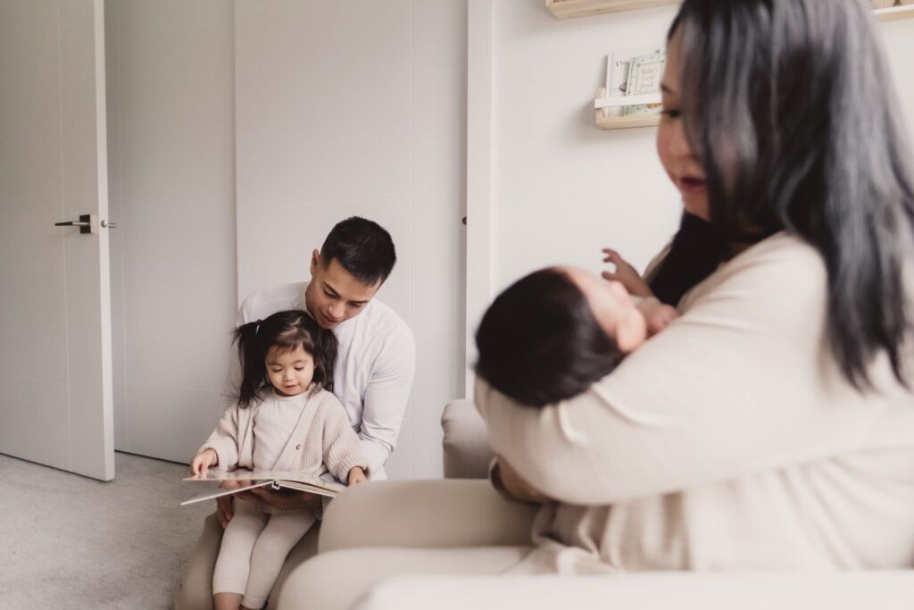 in-home newborn session Vancouver