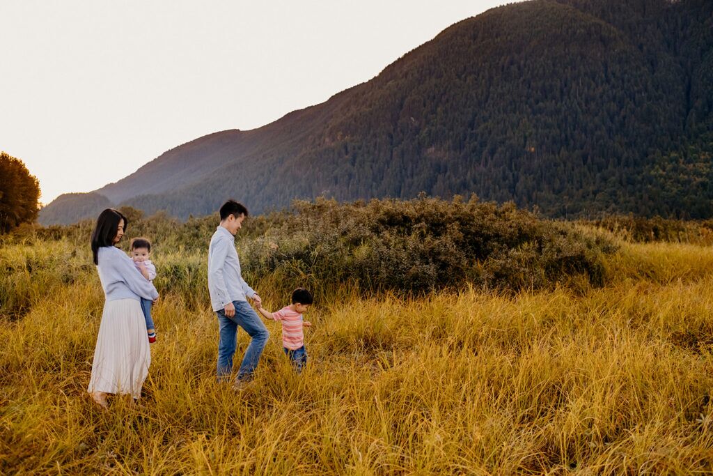 Pitt Lake family photos