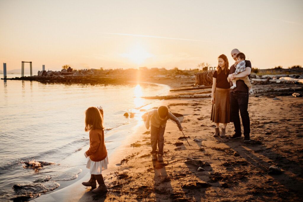 Outdoor family photo session Richmond
