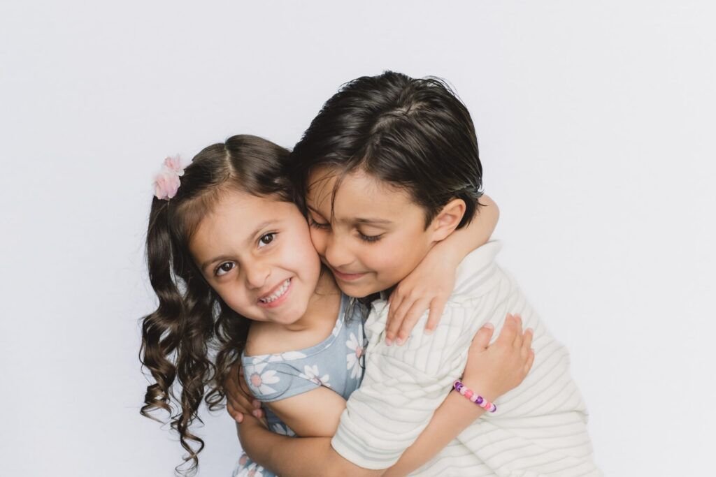 school portraits sibling photos